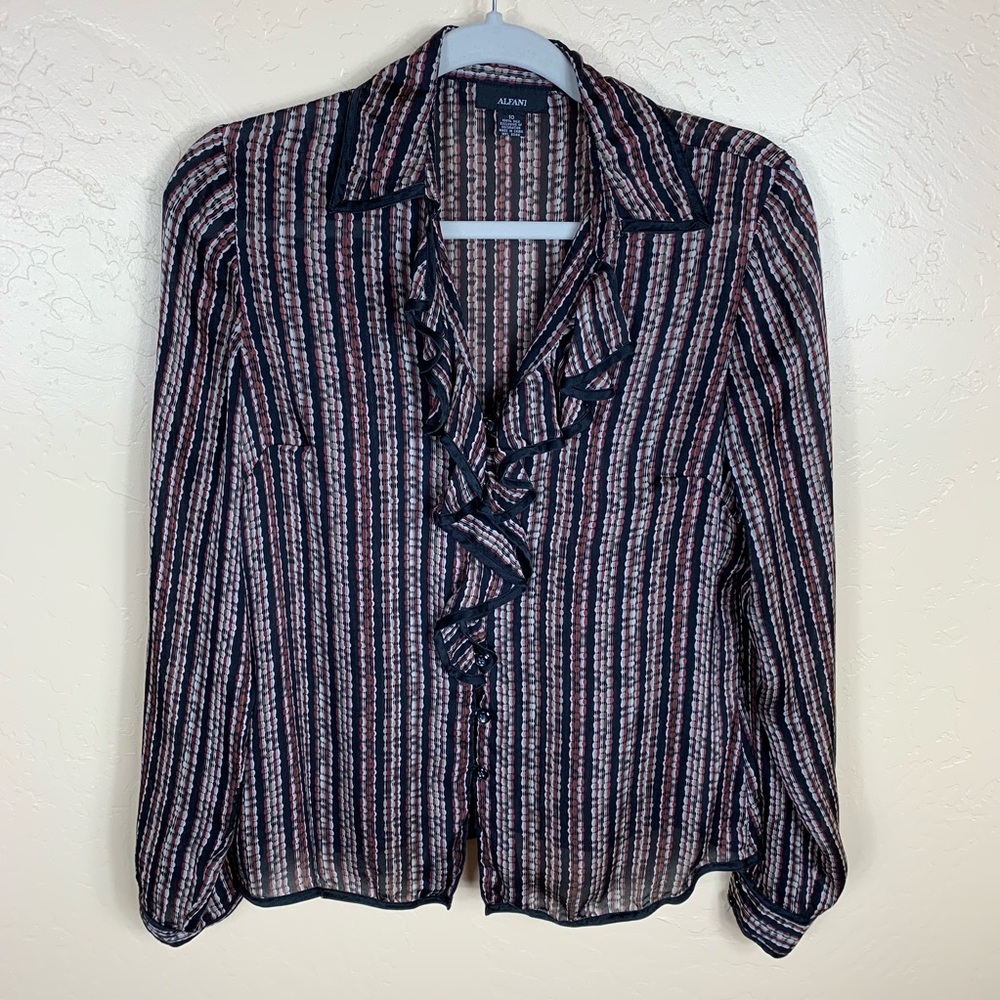 Alfani Striped blouse
